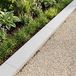 vidaXL Profil de jardin pour couverture, 10 pièces, 100 x 20 x 5 cm, acier, blanc