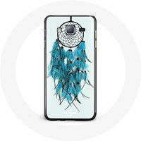Maniacase Samsung Galaxy J7 2016 Dream Catcher hoesje blauw wit zwart