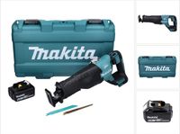 Makita DJR 187 G1K accu reciprozaag 18 V borstelloos + 1x accu 6,0 Ah + koffer