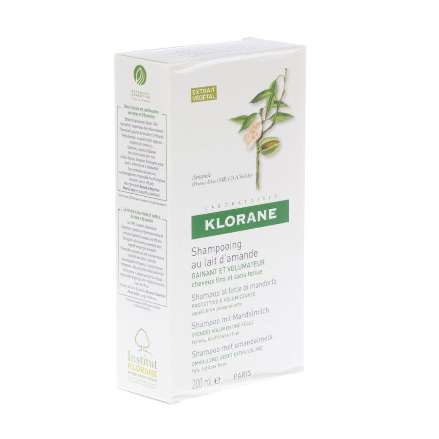 Klorane Volumeshampoo met Amandelmelk Shampoo 200ml