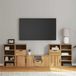 Maison Exclusive - Meuble TV exclusif - Ensemble de 5 éléments pour salon avec espace de rangement ODDA, en bois massif de pin