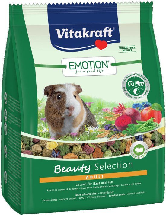 VITAKRAFT Emotion Beauty Selection Adult Cavia - Caviavoer - 1.5 kg