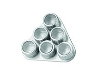 Maxxcuisine 03133 Magnetisch kruidenrek, inclusief 6 kruidenpotjes