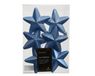 Decoris Orn.plc ster l2b7.5h7.5cm blw 6st