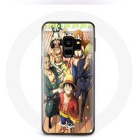 Maniacase Hoesjes voor Samsung Galaxy S9 One Piece Luffy Poster Crews Manga Anime