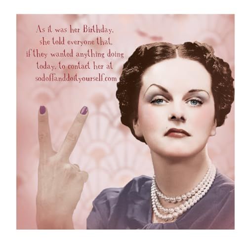 Gossip Girl Birthday Card for Her, Contact Her on Sodoffanddoityourself.com, Funny Birthday Card for Her