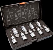 NEO - Zeshoekdop-set - 55mm - 9 Stuks - Chroom-Vanadiumstaal