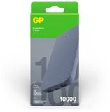 GP Powerbank 10000 mAh, 15 Watt, 2x USB-A, USB-C, Blauw