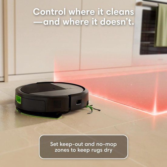 iRobot Roomba Combo 115 - Zuig- en dweilrobot - Wit