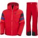 Helly Hansen Ensemble de ski Panoramic Ins, homme, rouge