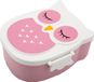 Yuko B. Snackbox broodtrommel uil roze