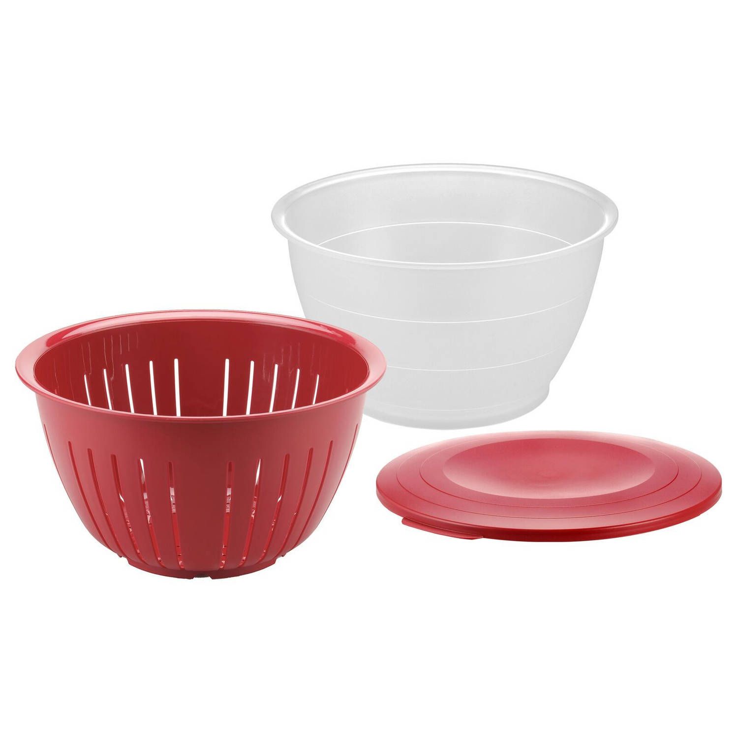 Westmark Olympia Schalenset - Rood - 3-delig - 26 cm - 4,3 l