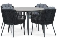 Santika Furniture Santika Tendenza/Vienna 120 cm dining tuinset 5-delig