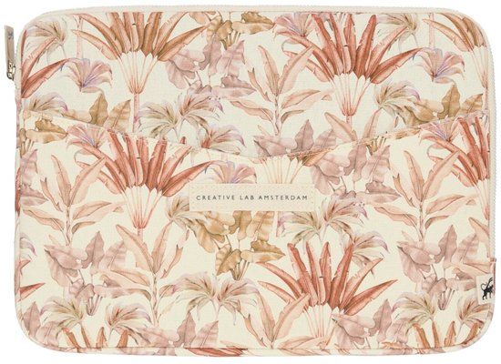 Generiek Luxe Laptophoes - Terra Leaves - 13 INCH