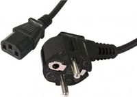 Waytex 51103 elektriciteitssnoer Zwart 3 m CEE7/7 IEC C13