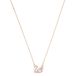 Swarovski 5469989 - Dazzling Swan Halskette - Roségold - 38cm