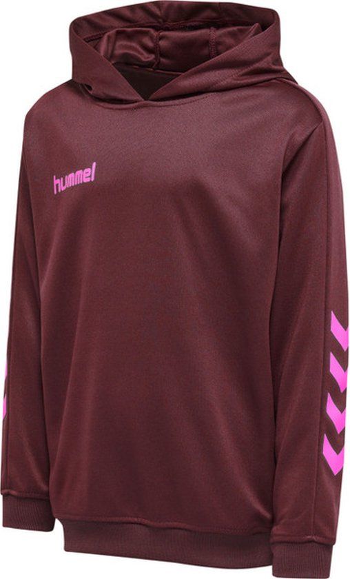 Hummel Promo Poly Hoodie - Bordeaux - Unisex - L