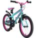 BIKESTAR Kinderfiets Urban Jungle 18 Berry & Turquoise