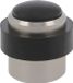 AMIG Butée de porte/amortisseur de porte - 1x - D30mm - vis incluses - argent mat
