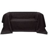 VidaXL Housse de canapé 210x280 cm microsuède marron