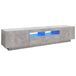 VidaXL TV-meubel met LED-verlichting, 180x35x40 cm, betongrijs