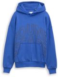 TOM TAILOR Sweatshirt blauw / bruin
