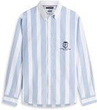 Tommy Hilfiger Chemise manches longues Coton M Bleu/rayé