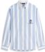 Tommy Hilfiger Chemise manches longues Coton M Bleu/rayé