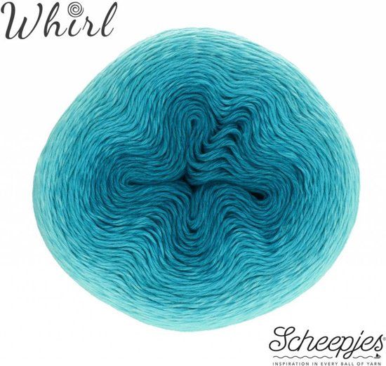 Scheepjes Whirl Ombré - 559 Turquoise Turntable