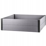 Keter Maple 249298 - Kweekbak - Tuinrand - kunststof - 106x106x32 cm - Weerbestendig - Grijs