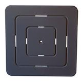 Castelmerlino 127.02 Okumé Marine multiplex douchemat grijs-bruin 60 x 60 cm voor borden 80 x 80 cm