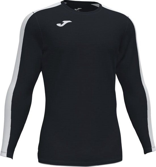 Joma Academy III Voetbalshirt Lange Mouw Kinderen - Zwart / Wit - Maat 164