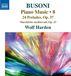 Outhere Wolf Harden - Busoni: Piano Music Volume 8 (CD)