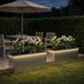 vidaXL - Plantenbak met LED - 2 stuks - Verzinkt staal - Rechthoek - 30 x 100 x 30 cm