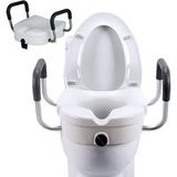 Gistuch Lunette WC surélevée avec accoudoirs rembourrés amovible, 40cm