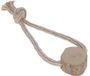 Kerbl Pet Werpspeelgoed S, jute/boom- wol, met koffiehout, 27 cm