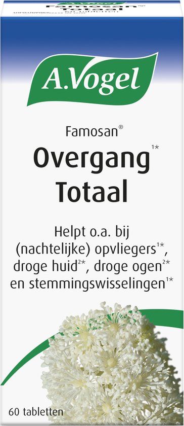 A.Vogel Famosan Overgang Totaal Tabletten - 60 stuks - Helpt bij overgangsverschijnselen