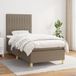 Maison Exclusive - Boxspringbed met matras, taupe, 90x200 cm, gestoffeerd