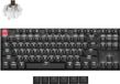 Keychron K8 QMK-versie 2, clavier mécanique sans fil, Bluetooth, disposition QWERTY (États-Unis), éclairage LED (blanc), Keychron Super Switch Brown, modèle K8X-A3