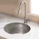 Merkloos Ronde RVS Keukensink met Pull-Out Kraan en Accessoires