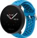 Strap-it Polar Siliconen sport bandje met gaatjes - Lichtblauw