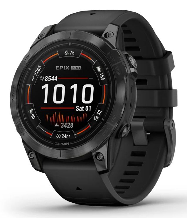 Garmin epix Pro (Gen 2) 47mm Smartwatch - AMOLED - GPS - Black