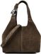 Coccinelle C-Easy Suede - Handtas S 20 cm (warm taupe)