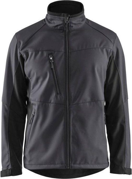 Blåkläder Softshell Jack 4950-2516 - Mannen - Grijs/Zwart - XS