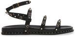 STEVE MADDEN Stormie Platte sandalen Dames Leer Zwart Maat 41