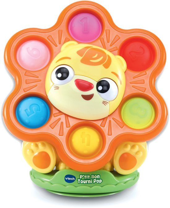 VTech P'tit Lion Tourni Pop Educatief Spel Frans Meerkleurig