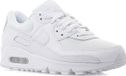 Nike Air Max 90 Lage Sneakers Kinderen Unisex Wit Leer Rubber Maat 35.5