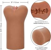 CalExotics Cheap Thrills The Teacher Masturbator Vagina Caramel Beige