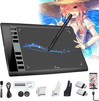 Ugee M708V2 Android Grafische tablet - 8192 stylus - 8 express-toetsen - Mac/Windows