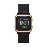 Skechers horloge voor dames, digitaal uurwerk met siliconen band